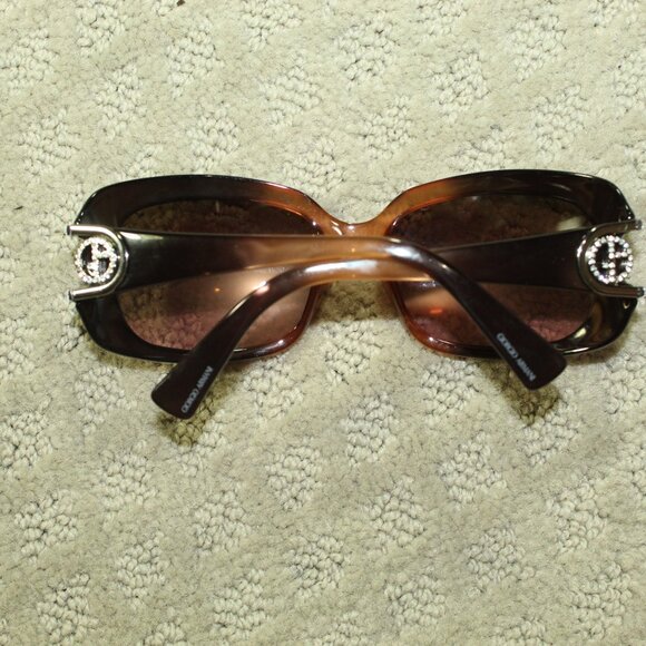 Giorgio Armani GA 654/S 973DE Ombre Brown Rhinestone 57 [] 17 130 Sunglasses main image 6